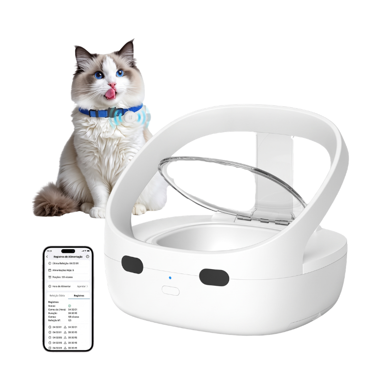 Comedouro Automático para Gatos