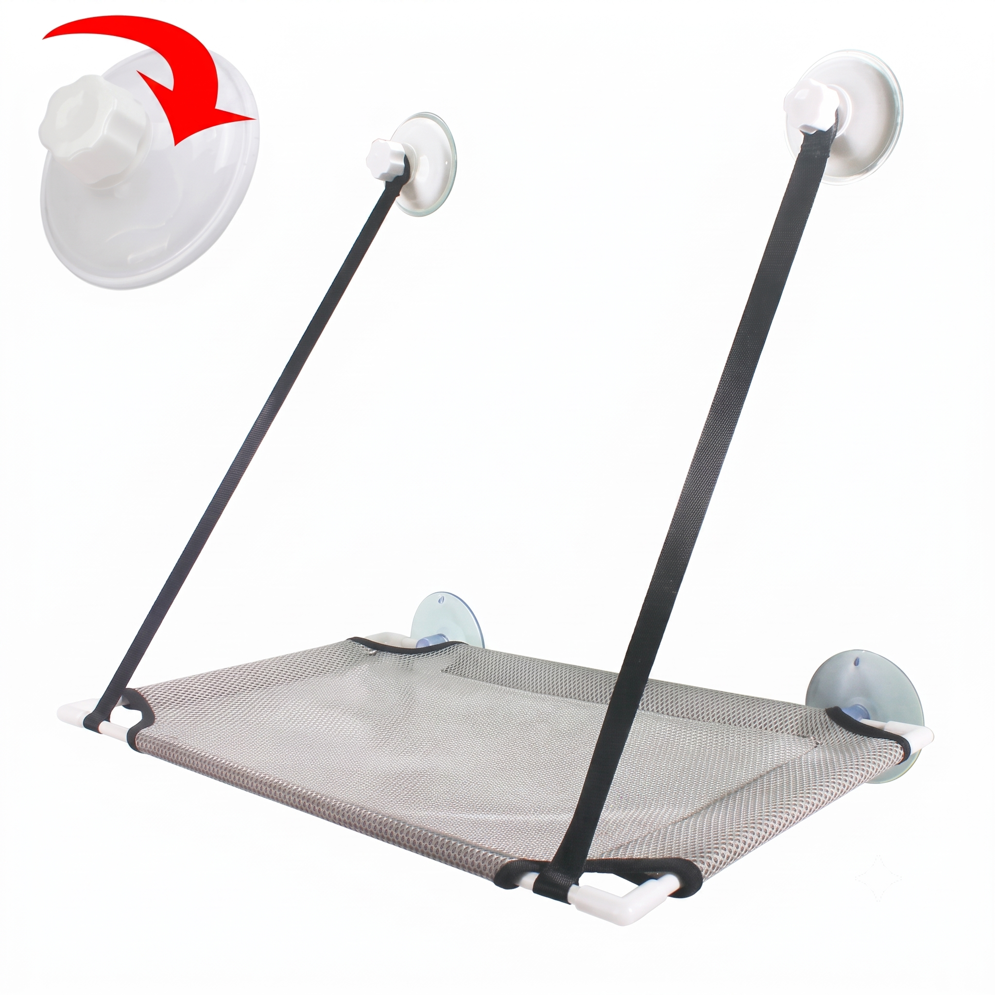 Rede para gatos, janela, cama, gatinho, assento ensolarado, montagem suspensa