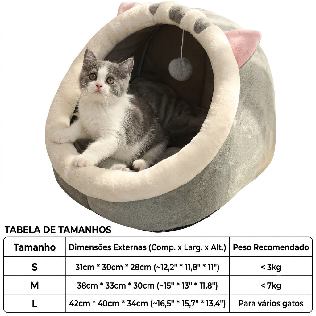Cama para Gatos Fofa e Macia