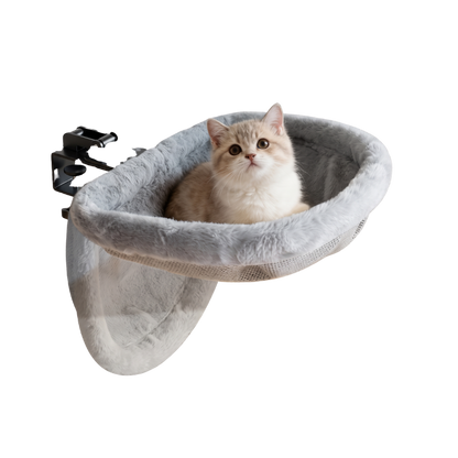 Cama de mesa para gatos, dobrável com um clique