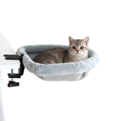 Cama de mesa para gatos, dobrável com um clique