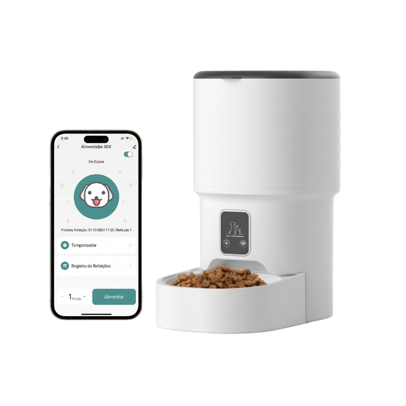 Novo Alimentador Automático de Animais de Estimação