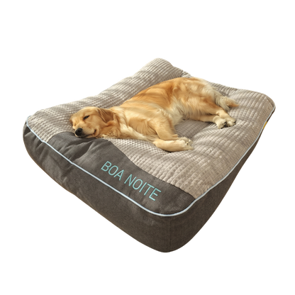 Cama esteira grande cão quente