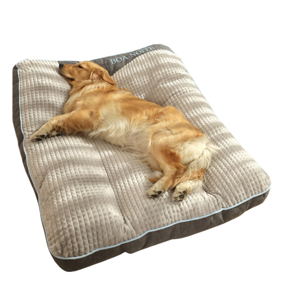 Cama esteira grande cão quente